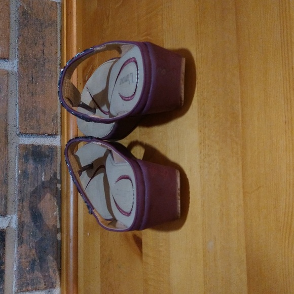 Size 6.5 L'Amour rhinestone wedge sandals - Picture 3 of 16